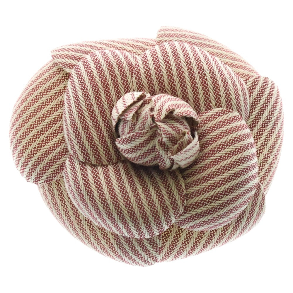 CHANEL(シャネル) カメリア コサージュ バッジ 花 ピンク コットン
