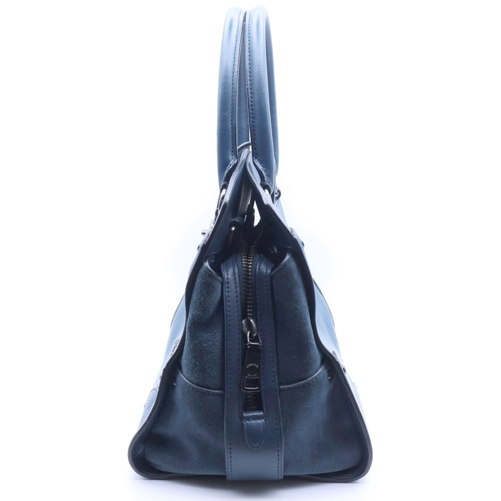 COACH(コーチ) マーサー サッチェル30 レザー 2WAY ハンド ショルダーバッグ ブルー 59096