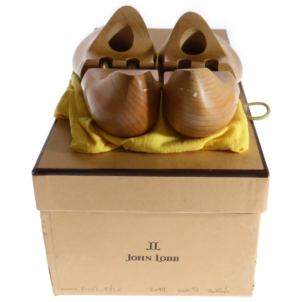 JOHN LOBB(ジョンロブ) MIAMI マイアミ レザー ローカットシューズ ローファー スリッポン ホワイト 2099