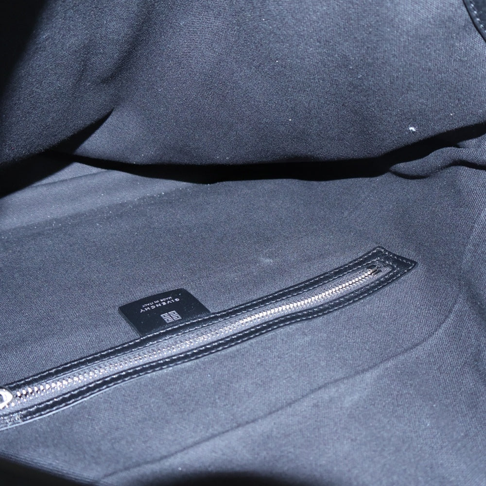 GIVENCHY(ジバンシィ) VOYOU ヴォワイユー レザー ワンショルダーバッグ ゴールド/シルバー金具 ブラック