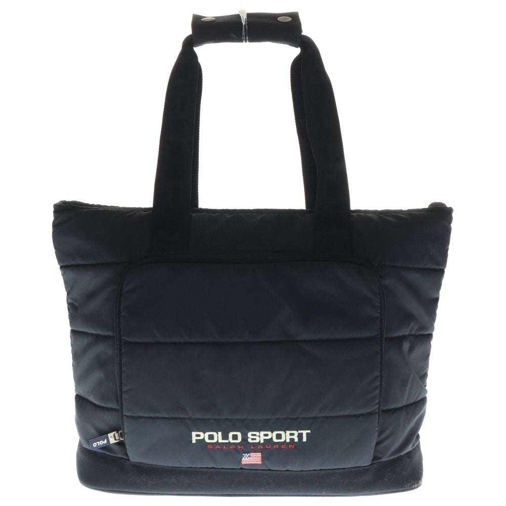 POLO SPORT RALPH LAUREN(ポロスポーツラルフローレン) ロゴ ナイロントートバッグ ブラック