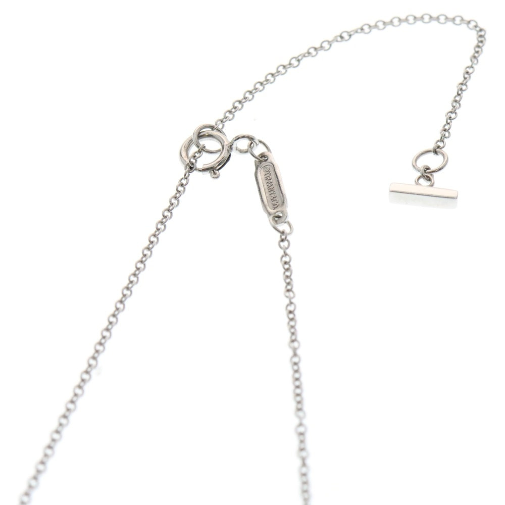 TIFFANY & Co.(ティファニー) Tスマイル ペンダント ラージ ネックレス K18WG ホワイトゴールド