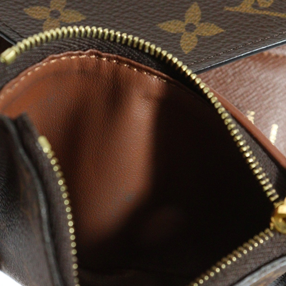 LOUIS VUITTON(ルイヴィトン) ポルトフォイユ ヴィクトリーヌ モノグラム PVC レザー コンパクトウォレット 三つ折り財布 ブラウン M62472