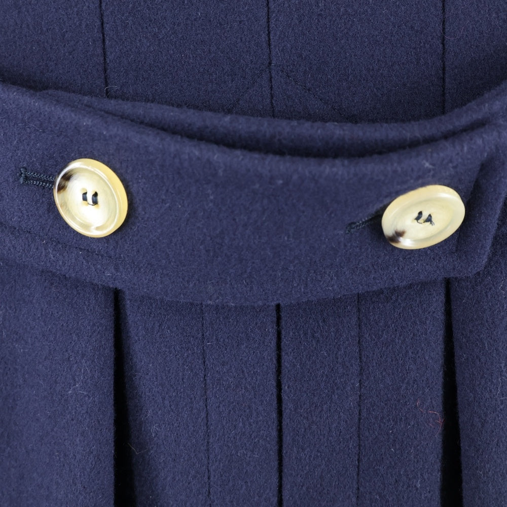 GUCCI(グッチ) 15AW ナンバリング刺繍 メルトンウール ロング ピーコート ネイビー 399130