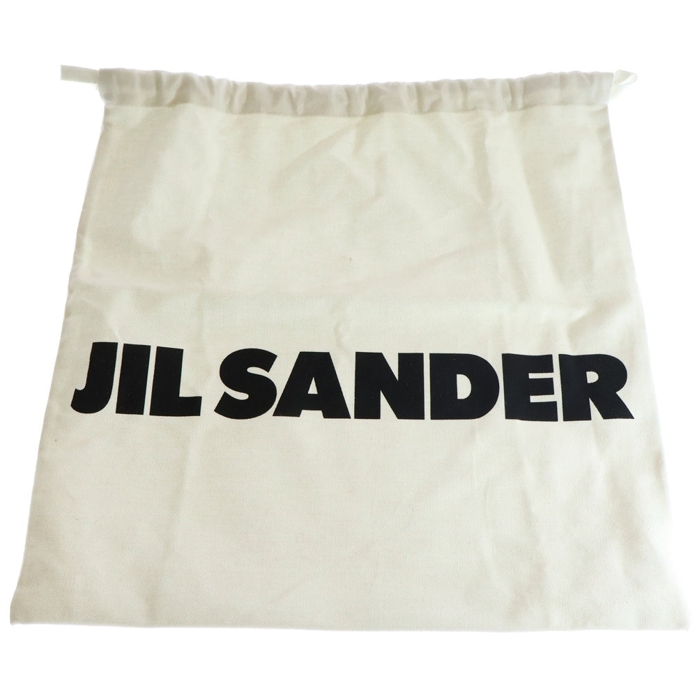 JIL SANDER NAVY(ジルサンダーネイビー) ロールアップ クロスボディバッグ ハンドバッグ ワンショルダーバッグ ブラック ゴールド金具 レザー