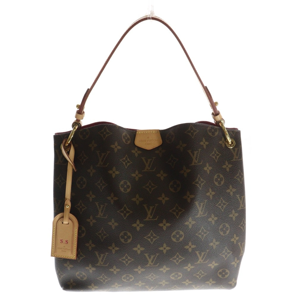 LOUIS VUITTON(ルイヴィトン) モノグラム グレースフルPM ピヴォワンヌ ブラウン PVC M43700 ハンドバッグ ワンショルダーバッグ