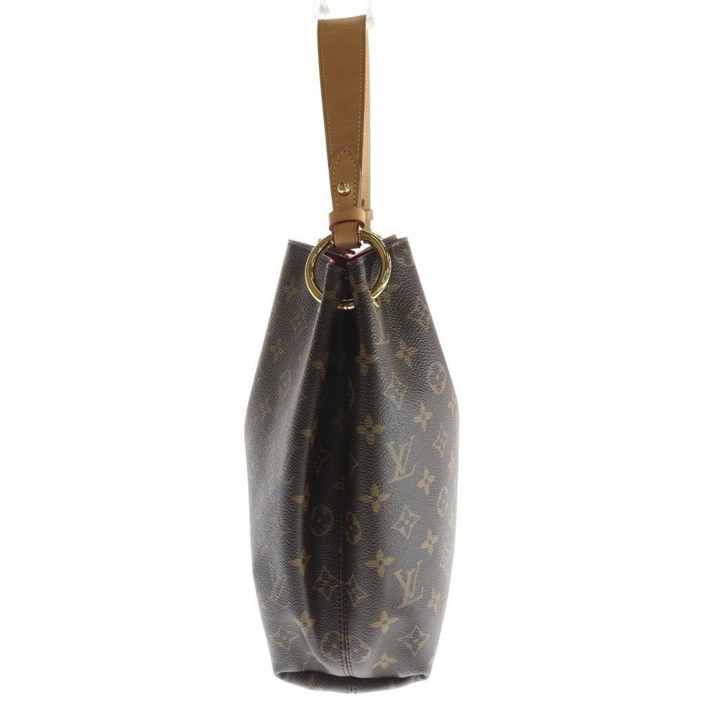 LOUIS VUITTON(ルイヴィトン) モノグラム グレースフルPM ピヴォワンヌ ブラウン PVC M43700 ハンドバッグ ワンショルダーバッグ