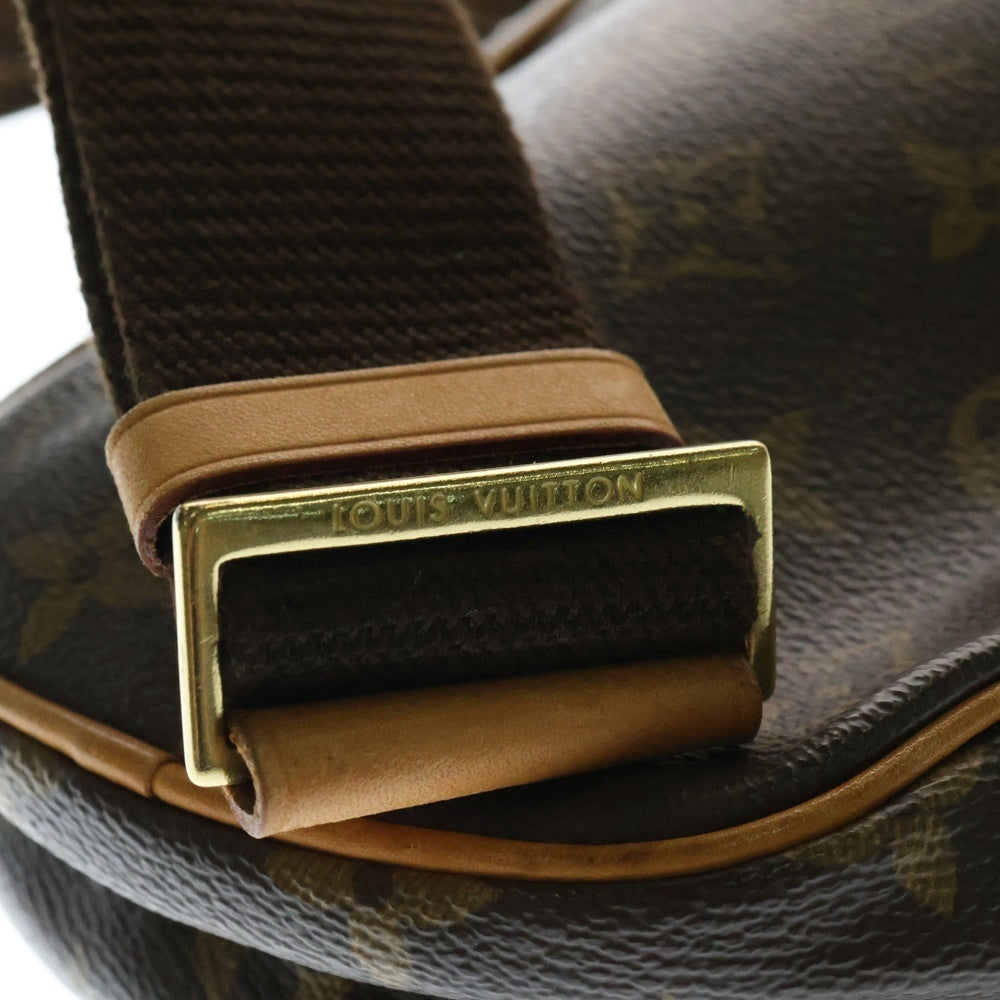 LOUIS VUITTON(ルイヴィトン) モノグラム ポシェット・ガンジュ ウエストバッグ ボディバッグ ブラウン ゴールド金具 レザー×PVC M51870