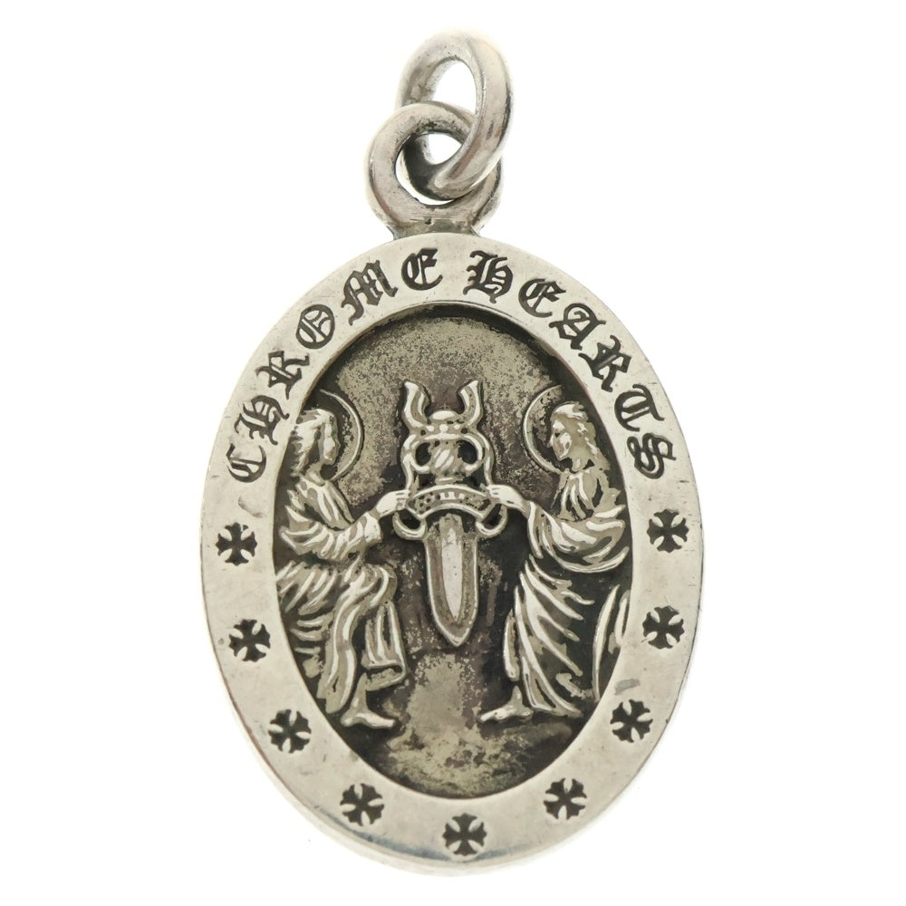 CHROME HEARTS(クロムハーツ) ANGEL MEDAL OVAL オーバルエンジェルメダル ペンダントトップ シルバー BCA207
