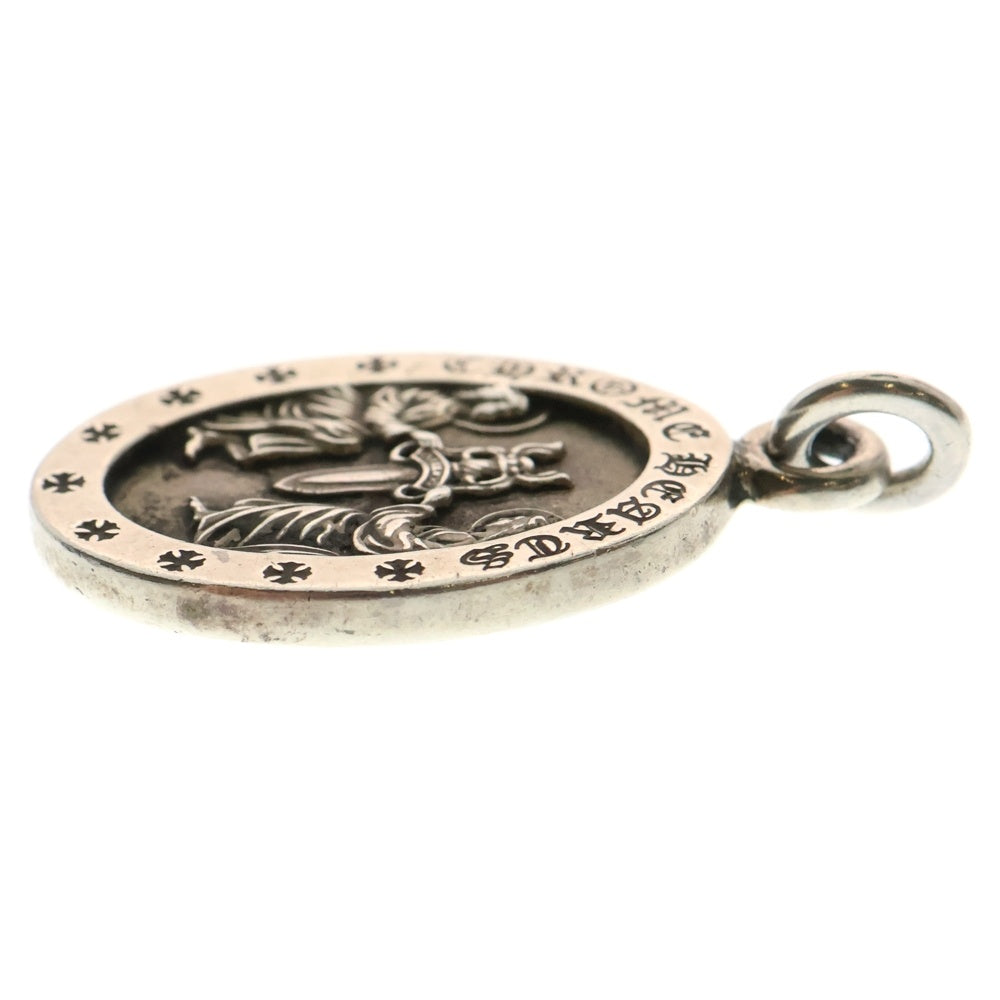 CHROME HEARTS(クロムハーツ) ANGEL MEDAL OVAL オーバルエンジェルメダル ペンダントトップ シルバー BCA207