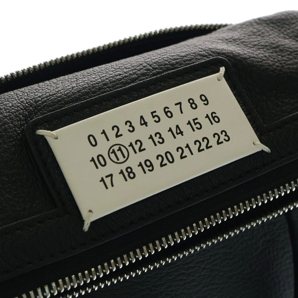 Maison Margiela 11(メゾンマルジェラ11) 5AC 2WAY レザーショルダーバッグ ハンドバッグ ブラック S58WG0082 P4455