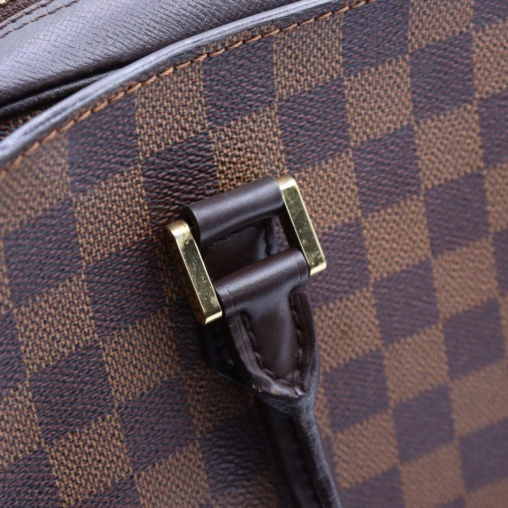 LOUIS VUITTON(ルイヴィトン) ダミエ トリアナ ハンドバッグ ブラウン ゴールド金具 レザー×PVC N51155