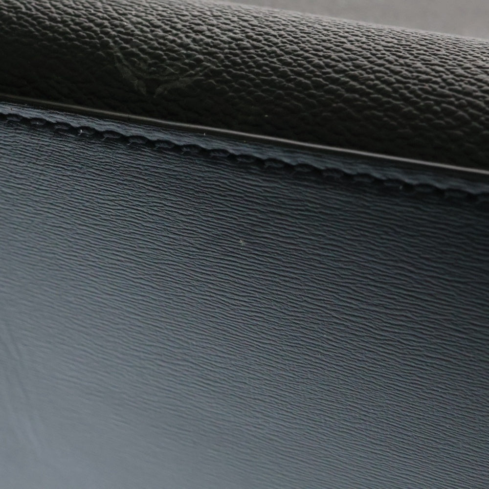 Berluti(ベルルッティ) ウリス スモール PVC レザー 2WAY ハンド ショルダー トートバッグ シルバー金具 ブラック/ブラウン