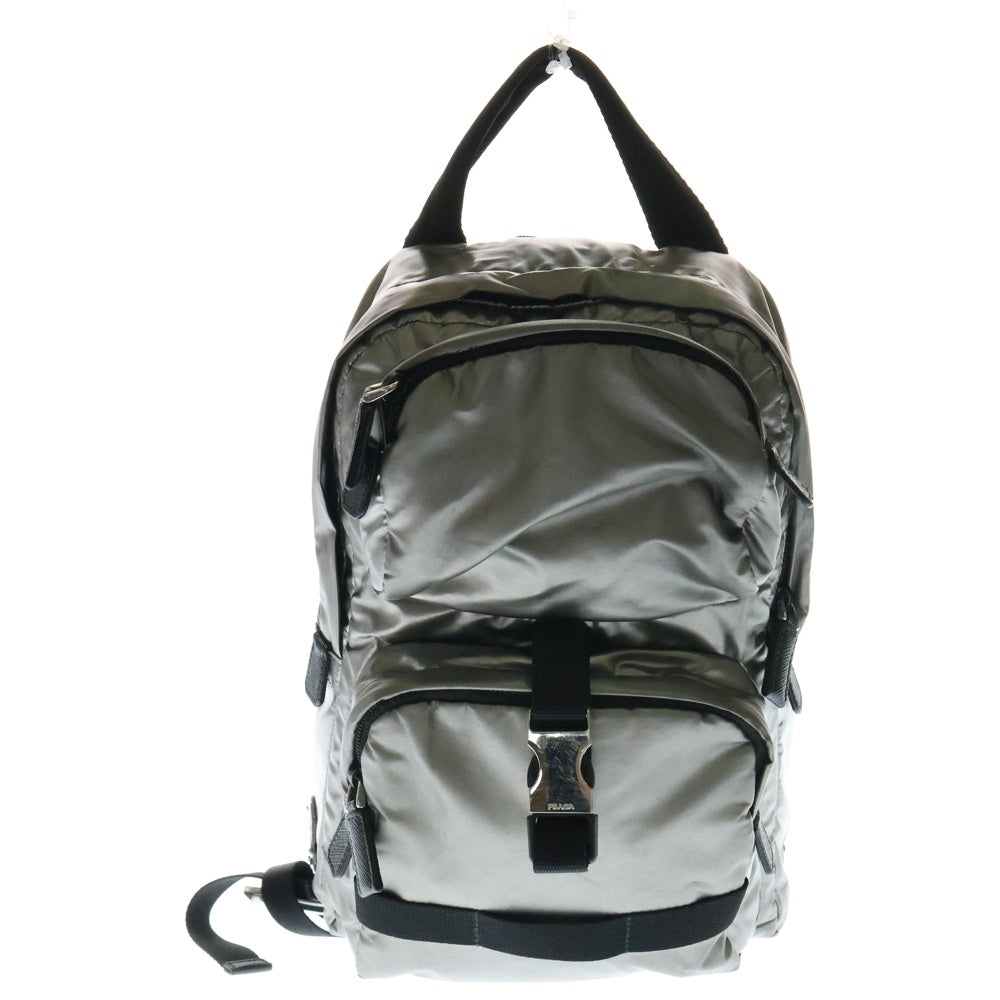 PRADA(プラダ) ショルダーバッグ ウエストバッグ ボディバッグ シルバー PVC 2VZ013