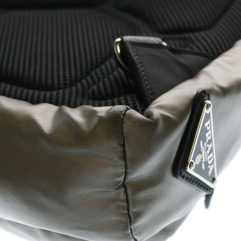 PRADA(プラダ) ショルダーバッグ ウエストバッグ ボディバッグ シルバー PVC 2VZ013