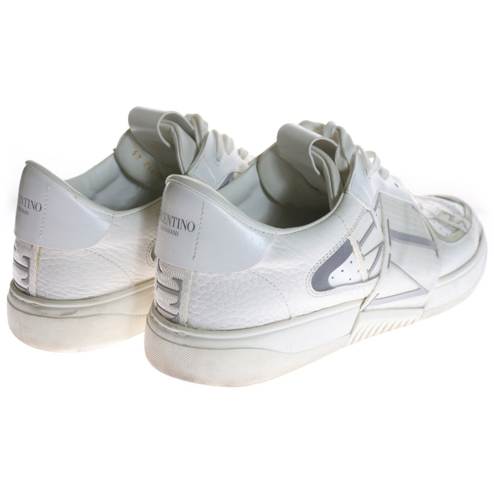 VALENTINO(ヴァレンティノ) VLTN ロゴテープ レザー レースアップ ローカットシューズ スニーカー ホワイト TTC58Y2