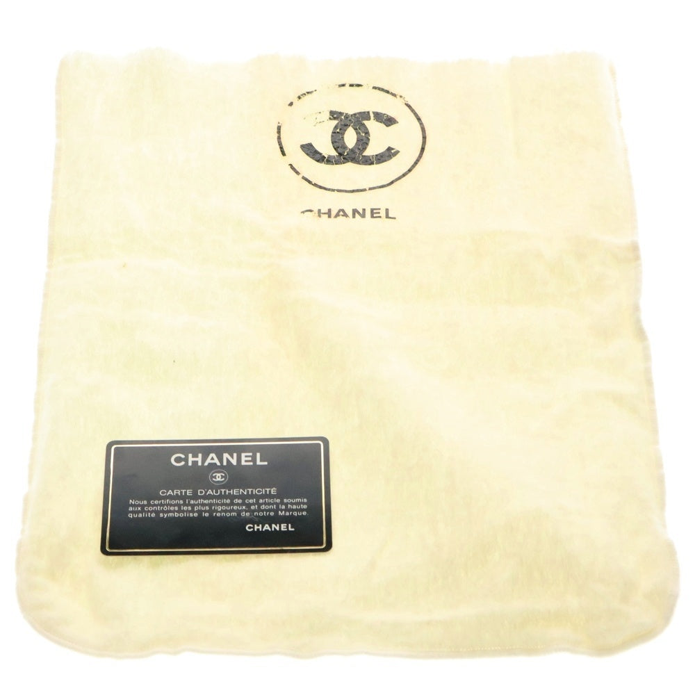 CHANEL(シャネル) ココマーク マトラッセ25 WフラップWチェーンコットンジャージーショルダーバッグ ブラック レディース