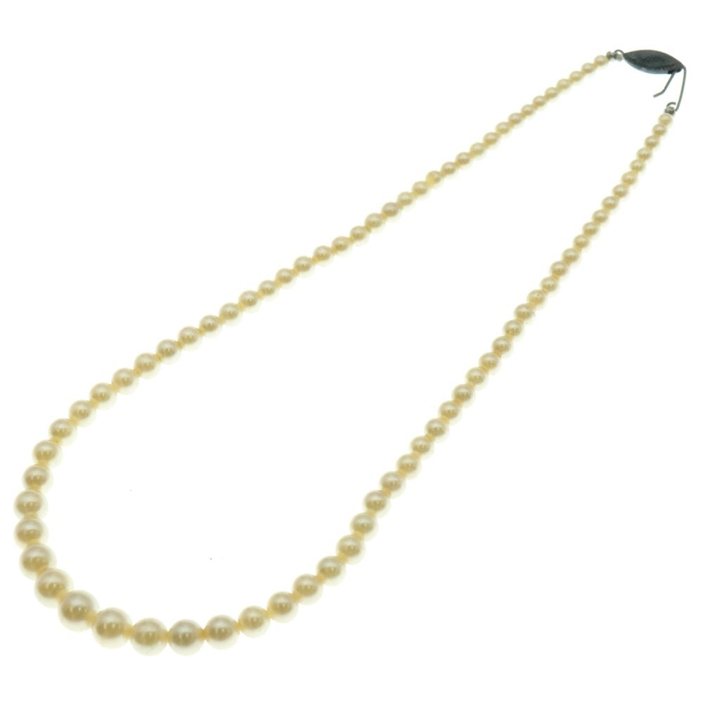 NO BRAND(ノーブランド) パールネックレス SILVER 3.5～7.5mmm 14.3