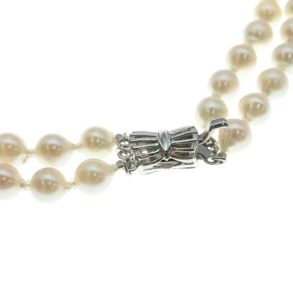 NO BRAND(ノーブランド) パールネックレス 925 6.5～6.8mm 51.1g