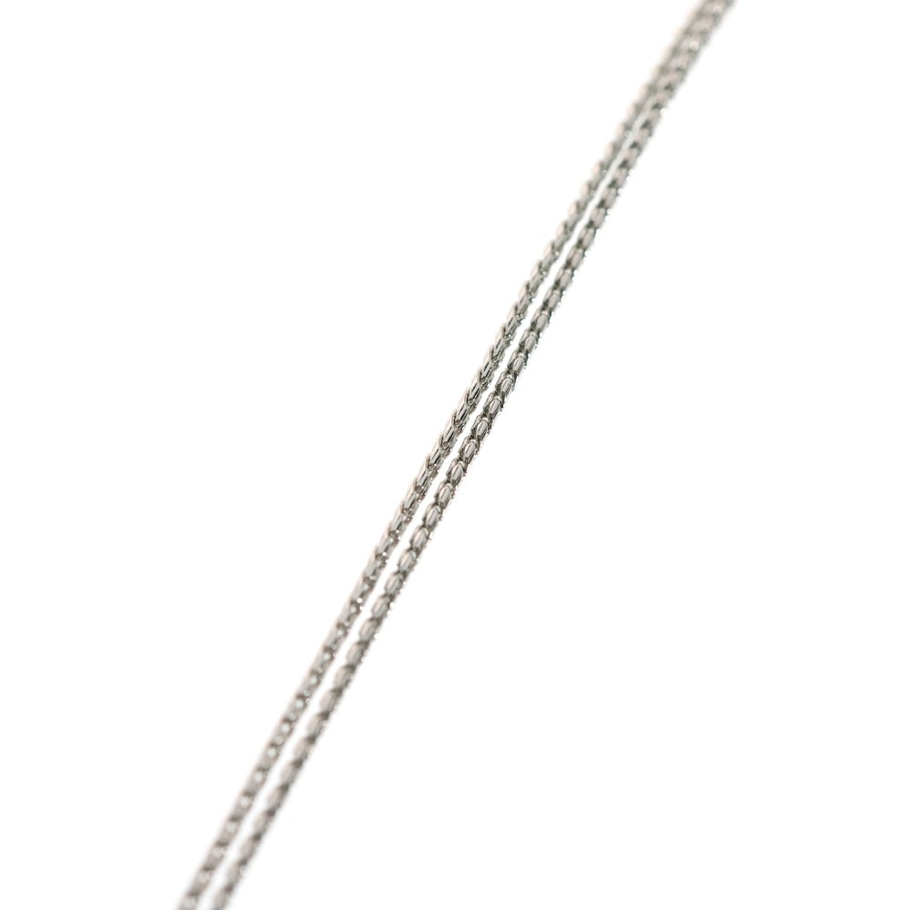 SWAROVSKI(スワロフスキー) ラインストーン パヴェクリスタル チェーンネックレス シルバー レディース