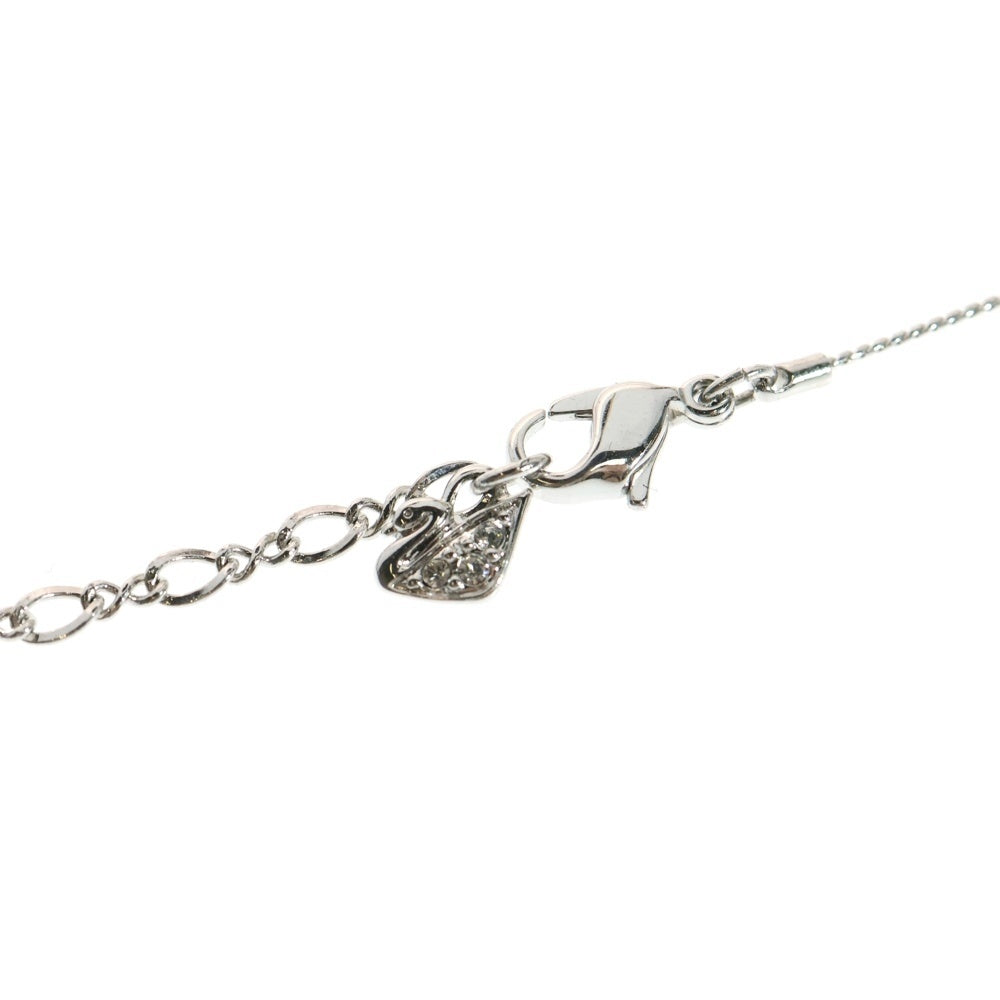 SWAROVSKI(スワロフスキー) ラインストーン パヴェクリスタル チェーンネックレス シルバー レディース