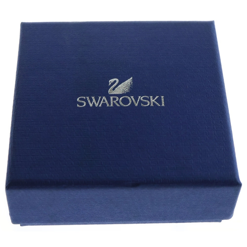 SWAROVSKI(スワロフスキー) ハートモチーフ マルチカラー ラインストーン パヴェクリスタル ペンダント チェーンネックレス シルバー/ホワイト レディース