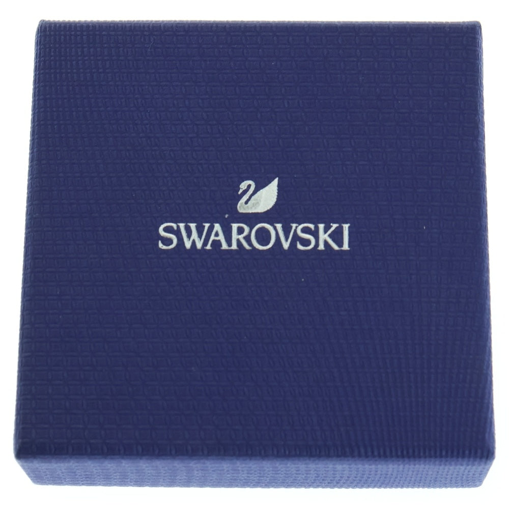 SWAROVSKI(スワロフスキー) ラインストーン スクエアクリスタル チェーン ネックレス シルバー/ブルー レディース