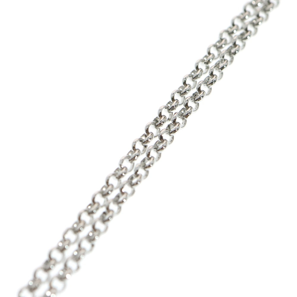 SWAROVSKI(スワロフスキー) ラウンドモチーフ ラインストーン パヴェクリスタル チェーンネックレス シルバー レディース