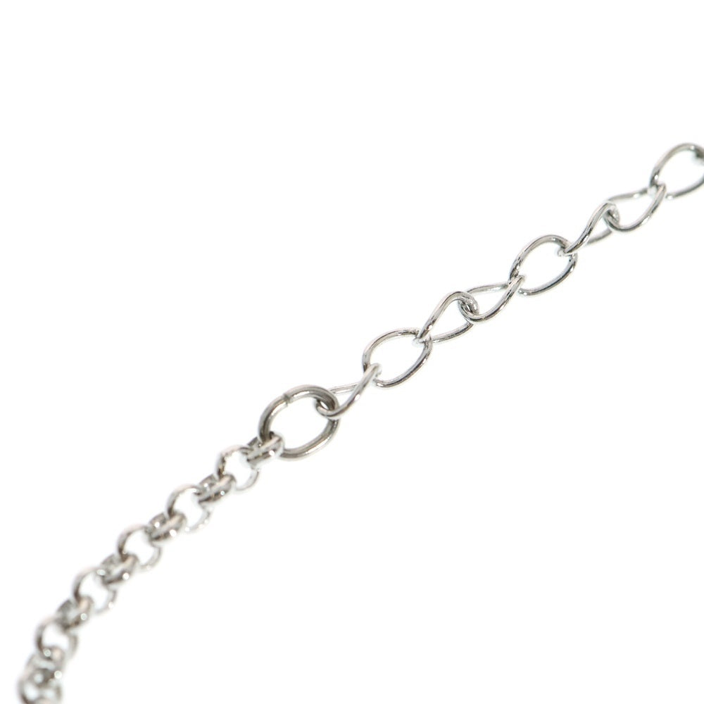 SWAROVSKI(スワロフスキー) ラウンドモチーフ ラインストーン パヴェクリスタル チェーンネックレス シルバー レディース