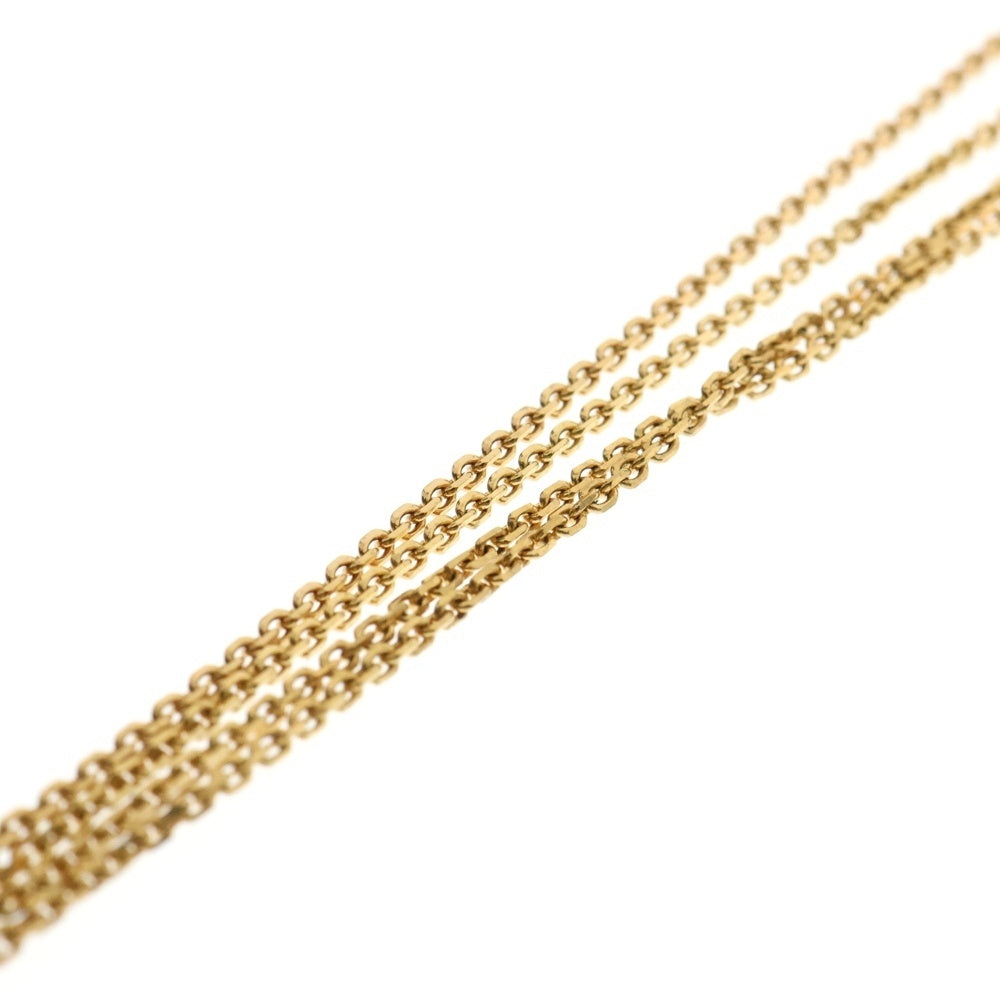 SWAROVSKI(スワロフスキー) ラインストーン パヴェクリスタル レター キー モチーフ チェーン ネックレス ゴールド レディース