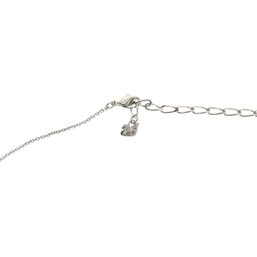 SWAROVSKI(スワロフスキー) ラインストーン パヴェクリスタル ボール ネックレス ピアス セット シルバー レディース