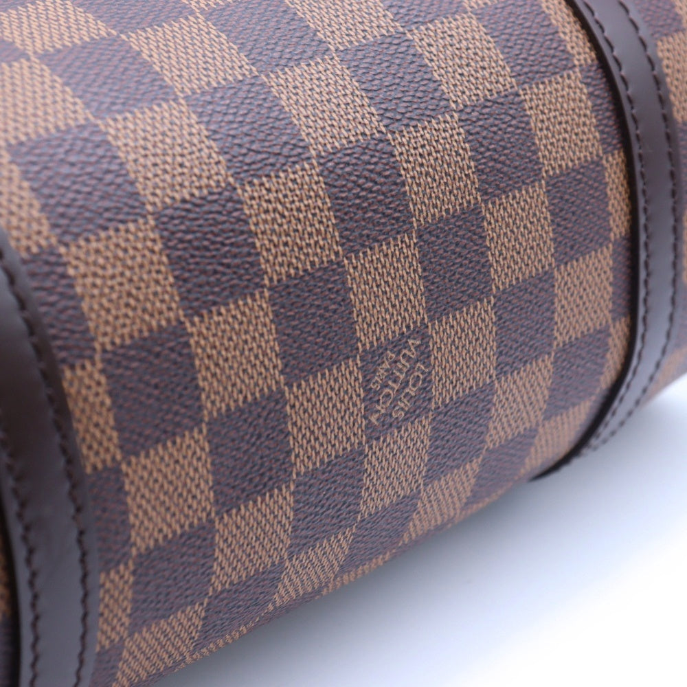 LOUIS VUITTON(ルイヴィトン) ダミエ パピヨンPM ハンドバッグ ミニバッグ ブラウン ゴールド金具 レザー×PVC N51304