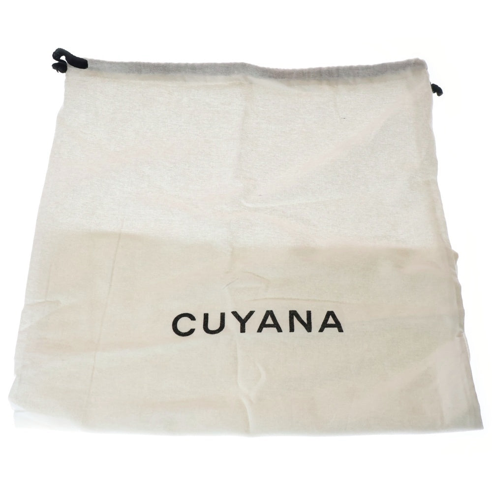 CUYANA(クヤナ) レザー 2WAY ハンド ショルダー トートバッグ ブラウン