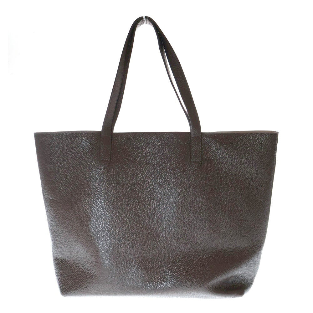 CUYANA(クヤナ) レザー ショルダー トートバッグ ブラウン