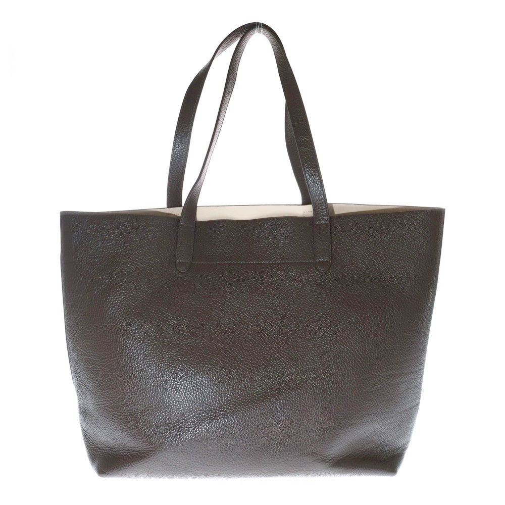 CUYANA(クヤナ) レザー ショルダー トートバッグ ブラウン