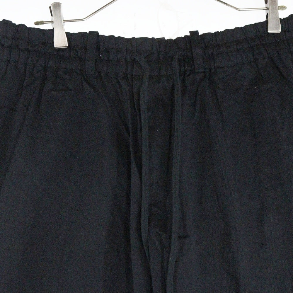 s'yte(サイト) 18AW コットンツイル バルーンパンツ ワイドワンツ UV-P30-076 ブラック