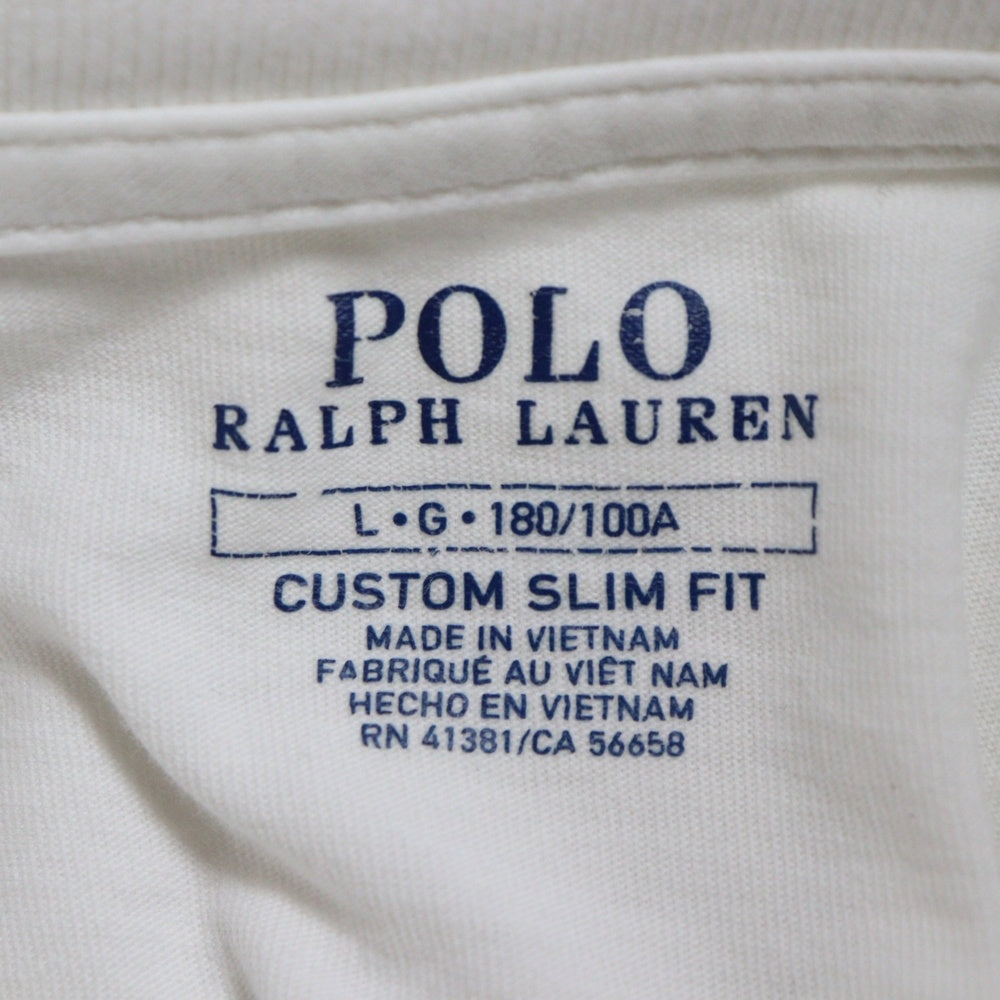 POLO RALPH LAUREN(ポロラルフローレン) ポニー刺繍 半袖Tシャツ ホワイト