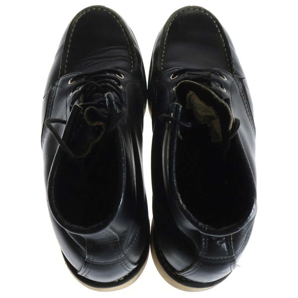 RED WING(レッド ウイング) 90S 裏スクエア犬タグ 6-INCH CLASSIC MOC クラシックモック アイリッシュセッター レースアップ レザー ハイカット ブーツ ブラック