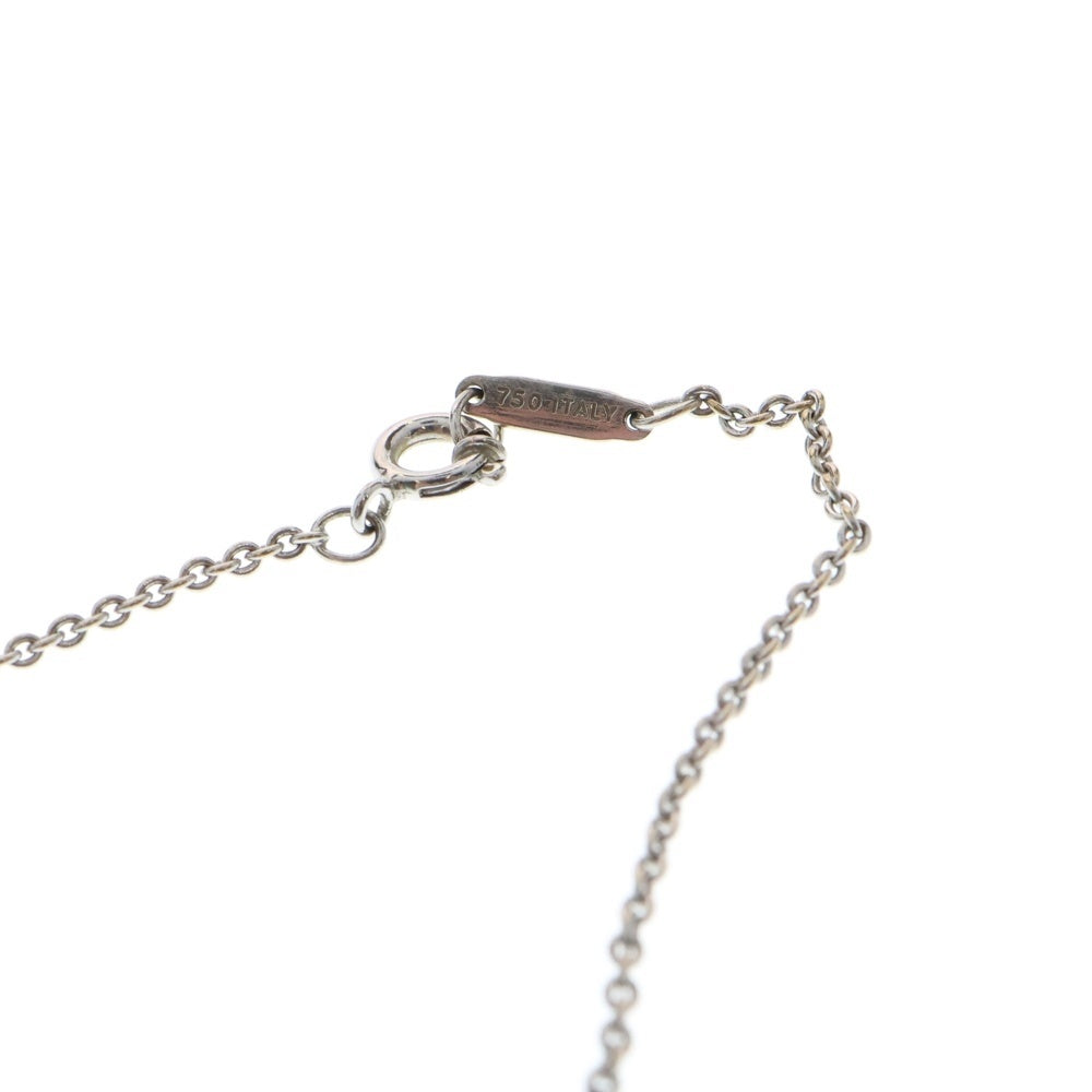 TIFFANY&Co(ティファニー) アトラス オープンバー ダイヤネックレス ペンダント シルバー K18WG 6.6g