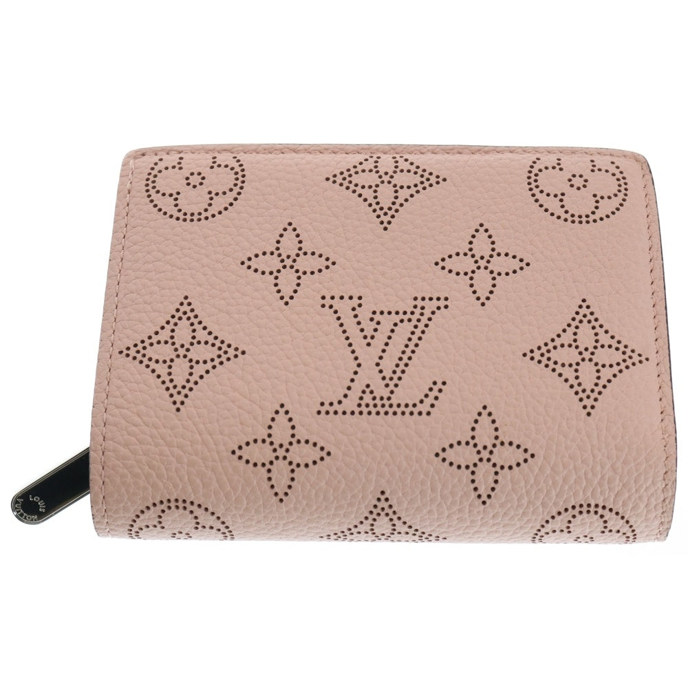 LOUIS VUITTON(ルイヴィトン) マヒナ ポルトフォイユクレア マグノリア コンパクトウォレット 三つ折り財布 コインケース ピンク レザー シルバー金具 M80629