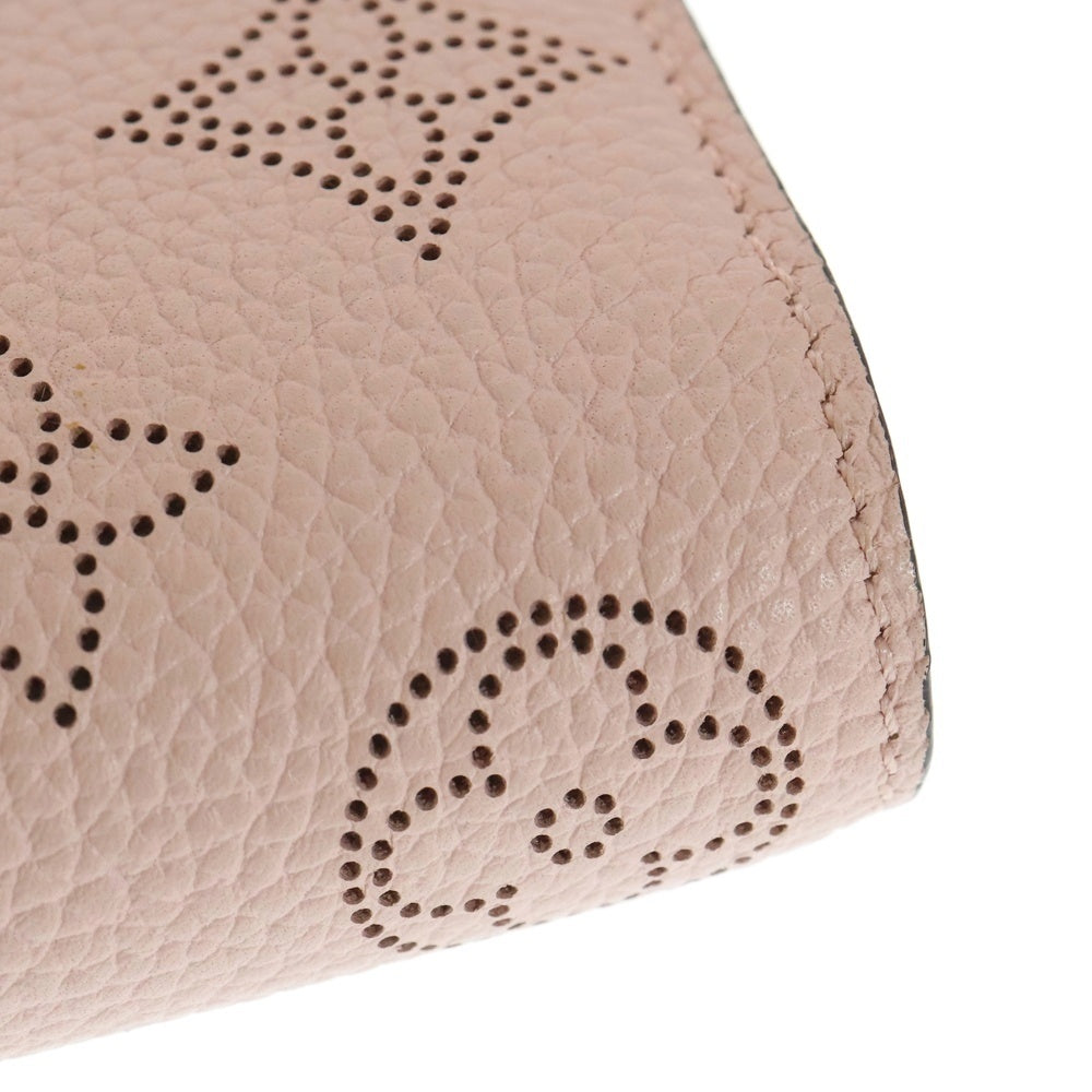 LOUIS VUITTON(ルイヴィトン) マヒナ ポルトフォイユクレア マグノリア コンパクトウォレット 三つ折り財布 コインケース ピンク レザー シルバー金具 M80629