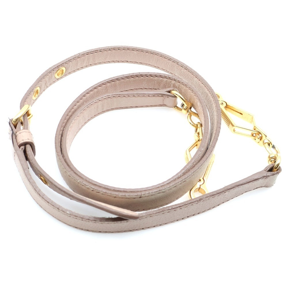 miumiu(ミュウミュウ) マテラッセ 2WAY レザーハンドバッグ ショルダーバッグ ピンク レディース