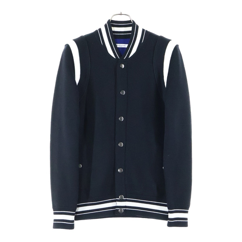 GIVENCHY(ジバンシィ) 18AW エンブロイダリーバックロゴ刺繍 ボンバージャケット BM006H4Y1L ブラック