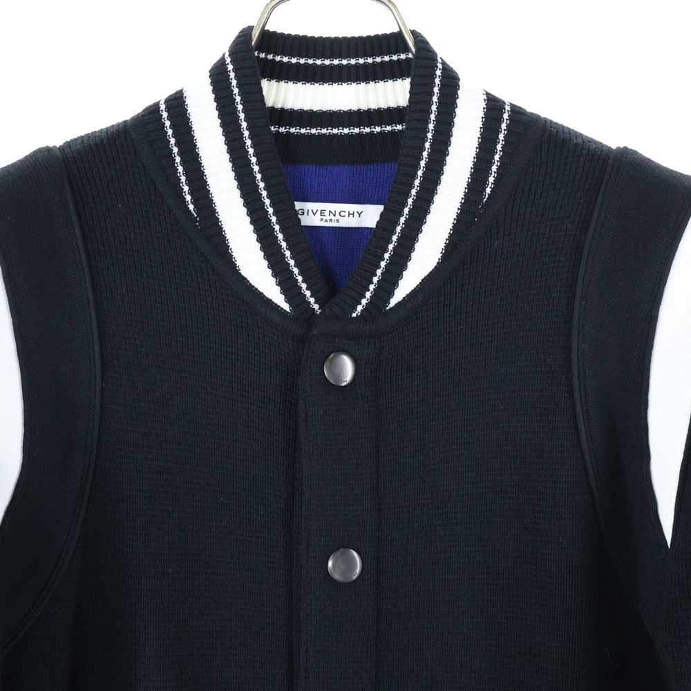 GIVENCHY(ジバンシィ) 18AW エンブロイダリーバックロゴ刺繍 ボンバージャケット BM006H4Y1L ブラック