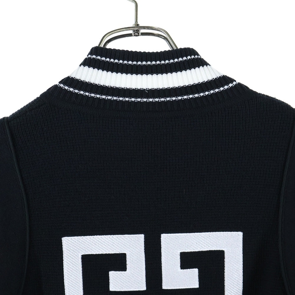 GIVENCHY(ジバンシィ) 18AW エンブロイダリーバックロゴ刺繍 ボンバージャケット BM006H4Y1L ブラック