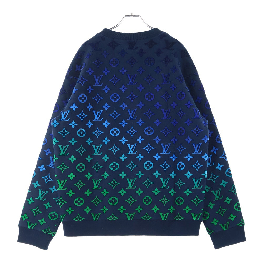 LOUIS VUITTON(ルイヴィトン) 22SS モノグラム グラディエント スウェット トレーナー ネイビー RM211M I06 HMY12W
