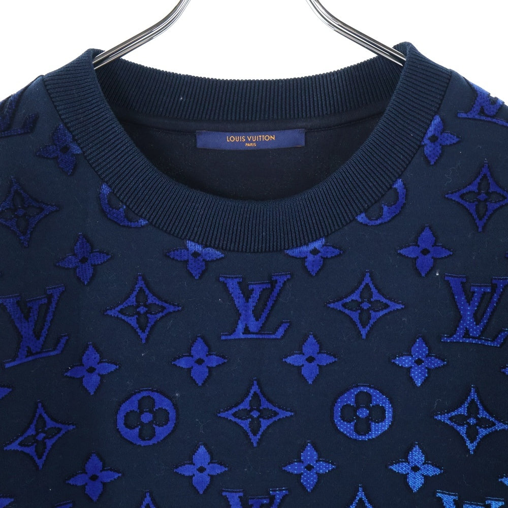 LOUIS VUITTON(ルイヴィトン) 22SS モノグラム グラディエント スウェット トレーナー ネイビー RM211M I06 HMY12W