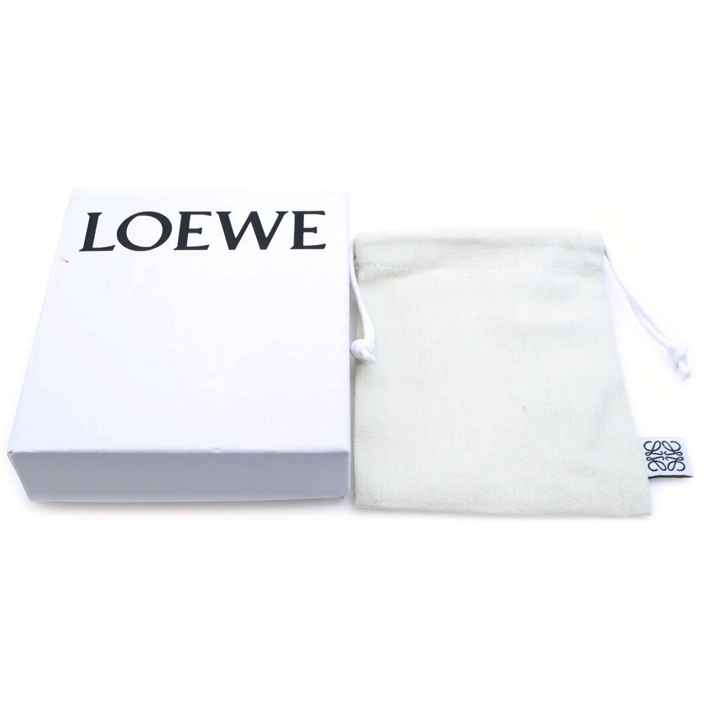 LOEWE(ロエベ) ×スナフジタ 雲 フラグメントケース コインケース カードケース ネイビー レザー シルバー金具