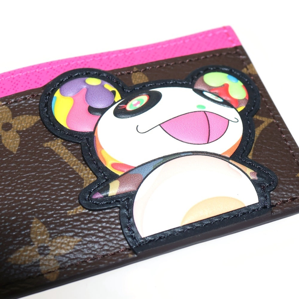 LOUIS VUITTON(ルイヴィトン) ×TM モノグラム ポルトカルト・サーンプル カードケース 名刺入れ ブラウン×ピンク PVC M13439