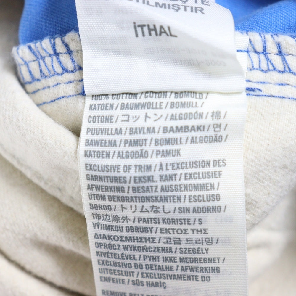 NO BRAND(ノーブランド) ボタンフライショートパンツ ショーツ ハーフパンツ ブルー